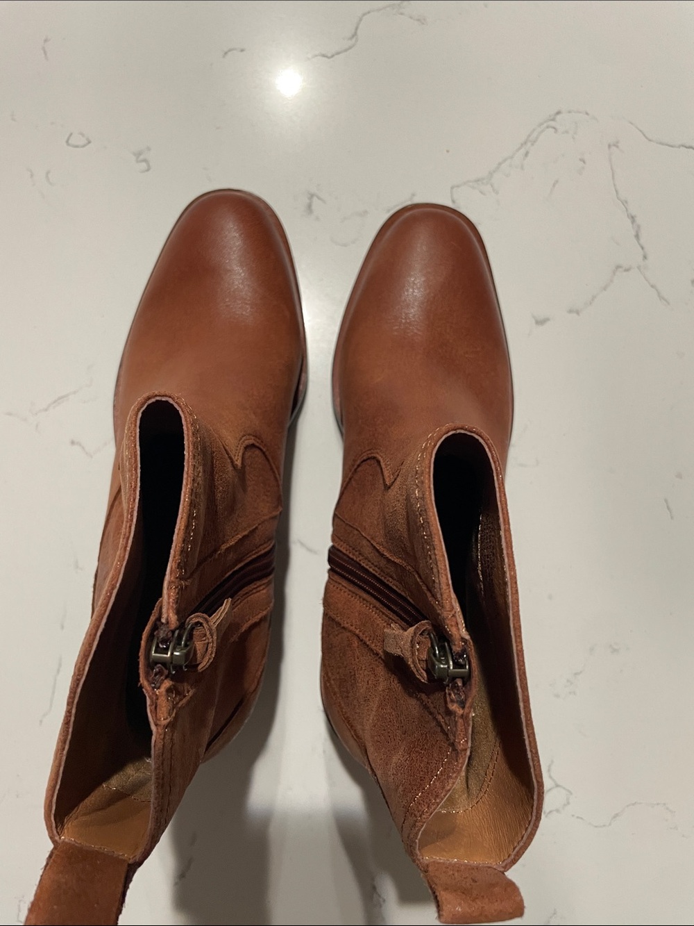 Sofft Leather Ankle Boots - Picture 9 of 10